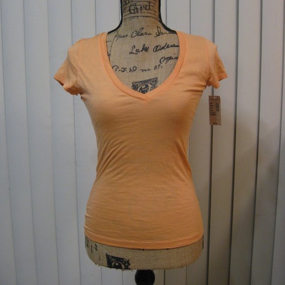 American Eagle Outfitters Tops - NWT American Eagle AE orange favorite tee t shirt top XS extra small